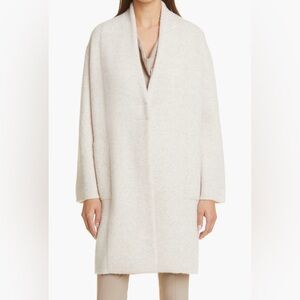 Vince Bouclé Wool Blend Cardigan Coat